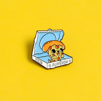 "Pupperoni" Pizza Enamel Pin (1.1in x 1.1in)