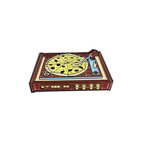 Pizza Enamel Pin Set- Record Player & Pizza Slice Prism